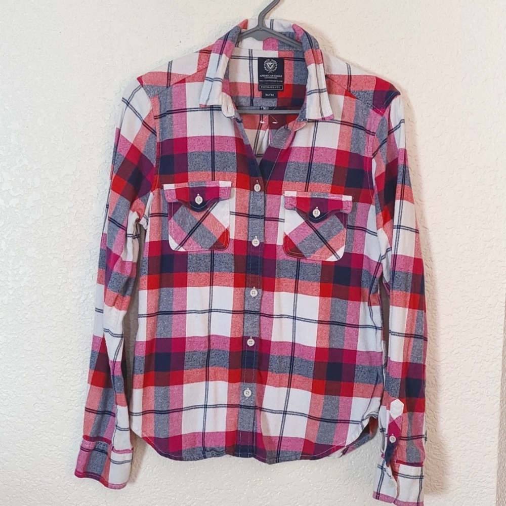 AEO Flannel Shirt, M
